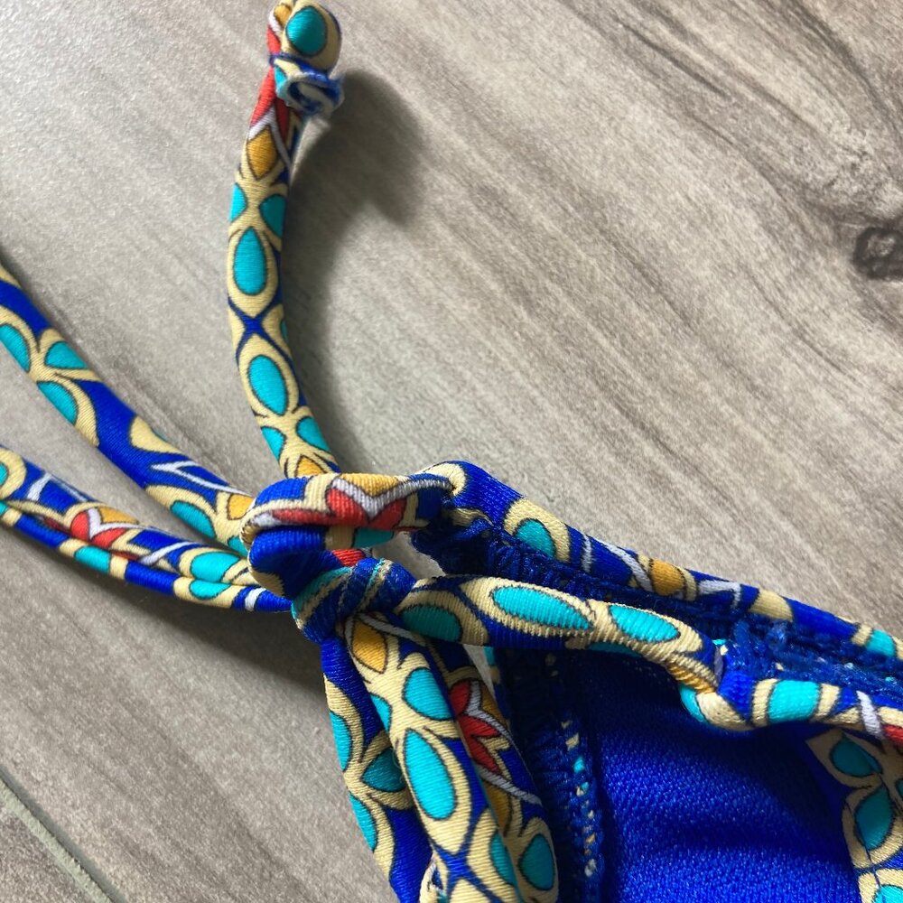 Sunsets Small String Bikini Bottom, Arabesque, Me… - image 5